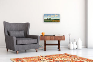 Sunday Afternoon, Delta Farmland by Elizabeth Garat |  In Room View of Artwork 