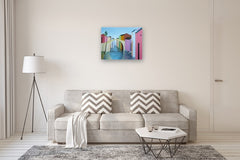 Original art for sale at UGallery.com | Promenade by Benjamin Xu | $1,375 | oil painting | 24' h x 30' w | thumbnail 5