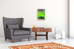 Original art for sale at UGallery.com | Electric Boogie Woogie by Libby Ramage | $550 | mixed media artwork | 17' h x 12' w | thumbnail 5