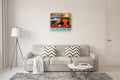 Original art for sale at UGallery.com | Home Office Sushi by Mitchell Freifeld | $475 | oil painting | 25' h x 30' w | thumbnail 5