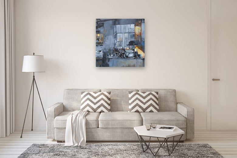 Night Light by David Thelen |  In Room View of Artwork 