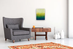 Original art for sale at UGallery.com | Verdant Light by Janet Hamilton | $600 | oil painting | 18' h x 14' w | thumbnail 5