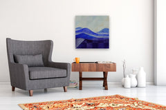 Original art for sale at UGallery.com | Morning Glory by Brit J Oie | $950 | mixed media artwork | 24' h x 24' w | thumbnail 5