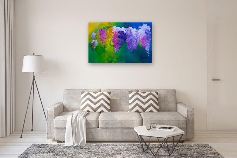 Front Porch on a Sunny Day by Ruth-Anne Siegel |  In Room View of Artwork 