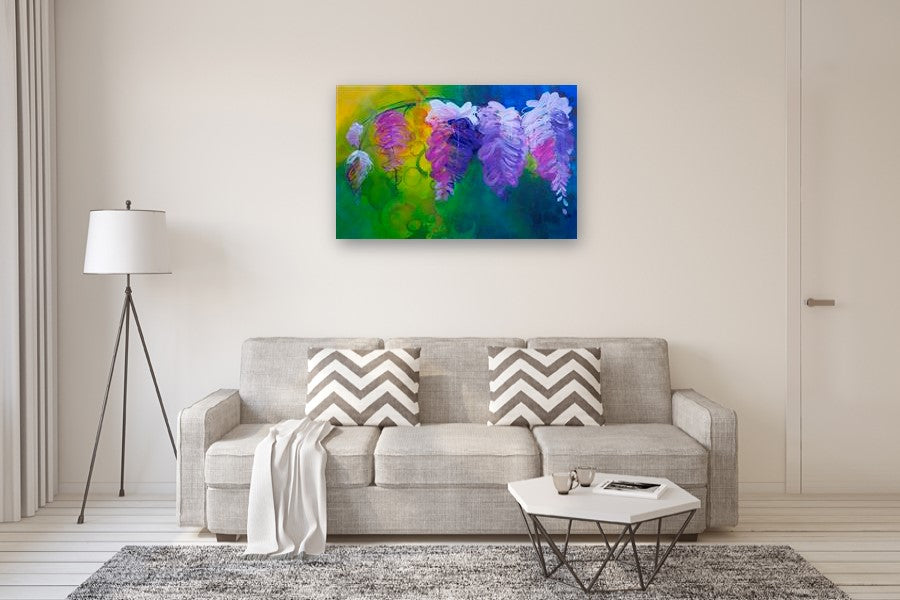 Front Porch on a Sunny Day by Ruth-Anne Siegel |  In Room View of Artwork 