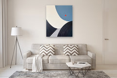 Original art for sale at UGallery.com | Fragments Monument VI Between Horizons by Jian Ma (Jane M.) | $3,100 | oil painting | 47' h x 39' w | thumbnail 5