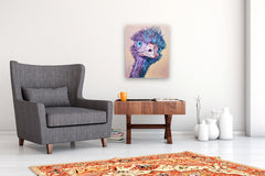 Original art for sale at UGallery.com | Bowie by Viktoria Goudbeek | $1,425 | oil painting | 23.6' h x 19.7' w | thumbnail 5