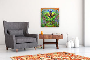 Inside the Garden by Kira Yustak |  Side View of Artwork 