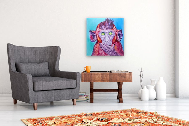 No Way by Viktoria Goudbeek |  In Room View of Artwork 