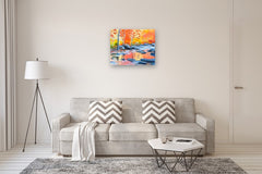 Original art for sale at UGallery.com | Afternoon Delight by JoAnn Golenia | $1,250 | acrylic painting | 24' h x 30' w | thumbnail 5