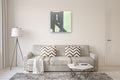 Original art for sale at UGallery.com | Orange Almost Hidden by Joey Korom | $950 | acrylic painting | 30' h x 30' w | thumbnail 5