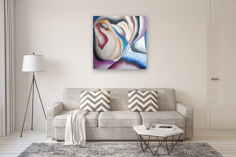 Unfolding by Mabel Serena |  In Room View of Artwork 
