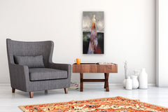 Original art for sale at UGallery.com | Who Are These Angels LXI by Naoko Paluszak | $1,875 | oil painting | 30' h x 15' w | thumbnail 5