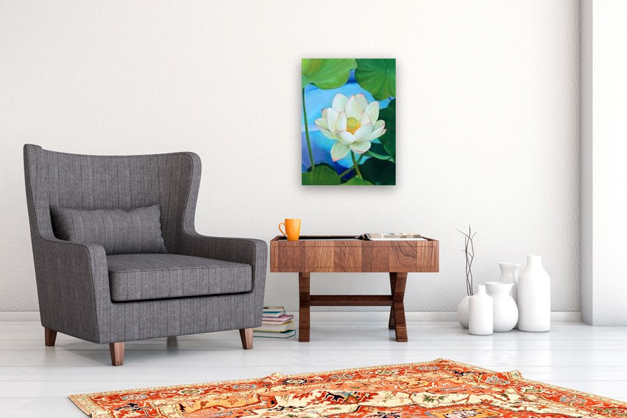 Blooming by Guigen Zha |  In Room View of Artwork 