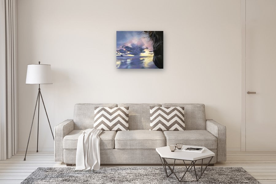 Whimbrel and Plover by Jesse Aldana |  In Room View of Artwork 