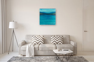 Blue Serenity by Kajal Zaveri |  In Room View of Artwork 