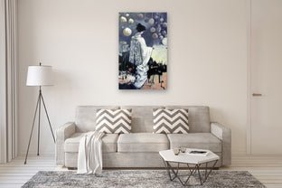 Geisha in White by Mary Pratt |  In Room View of Artwork 