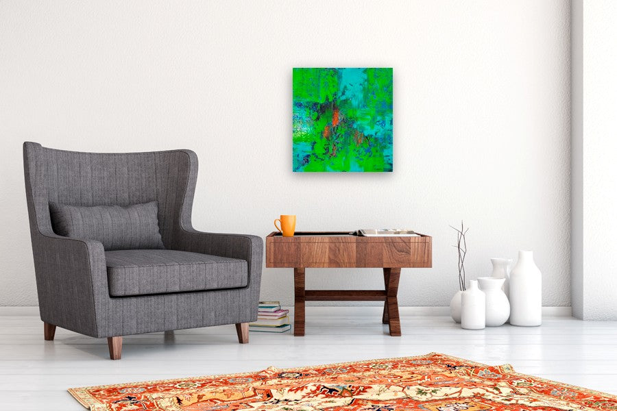 Evergreen by Maya Henaff |  In Room View of Artwork 