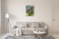 Original art for sale at UGallery.com | Pomegranates Garden by Gulshaba Abbasova | $1,550 | oil painting | 31' h x 24' w | thumbnail 5