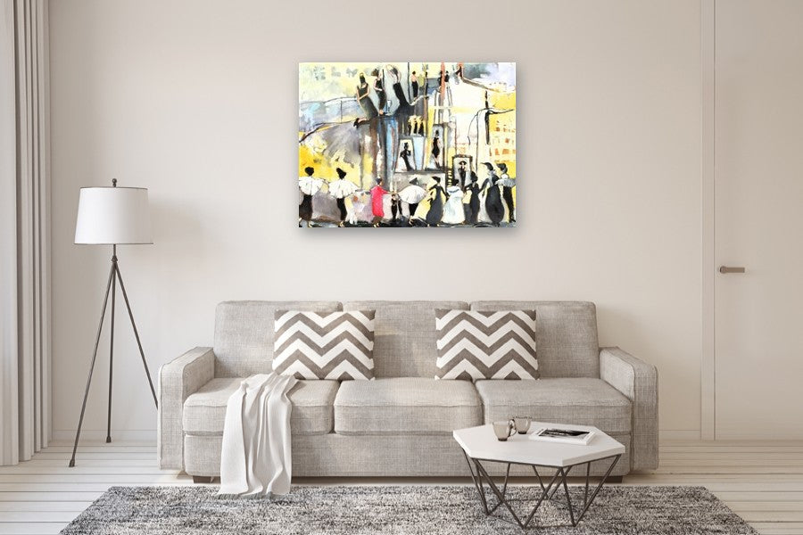 The Intersection of Fellini by Mary Pratt |  In Room View of Artwork 