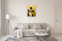 Original art for sale at UGallery.com | Argentine Tango by Duane Brown | $3,050 | oil painting | 30' h x 24' w | thumbnail 4