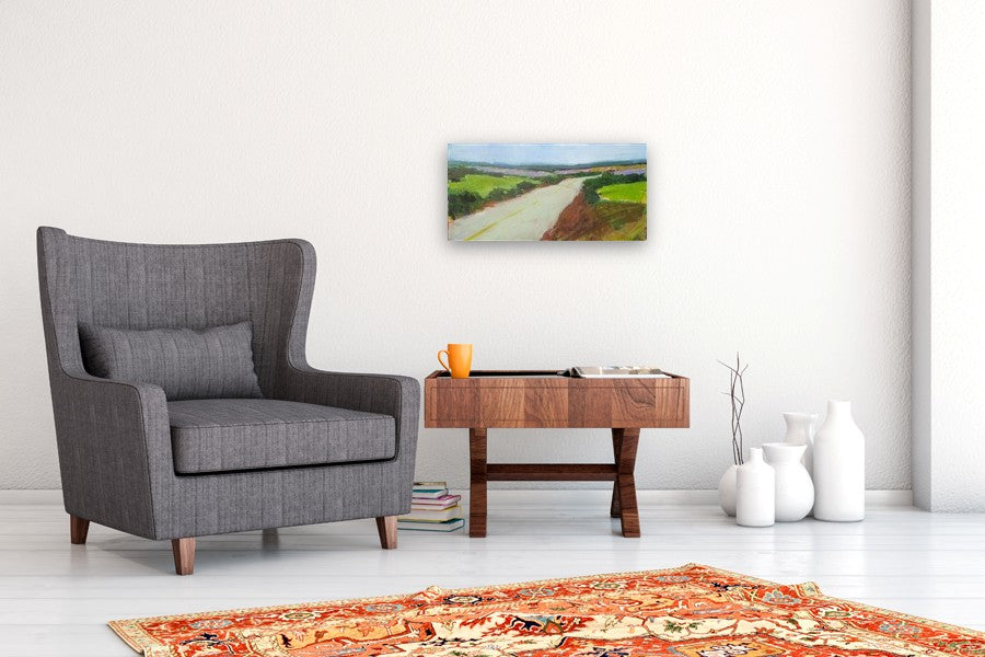 Quiet Road by Janet Dyer |  In Room View of Artwork 