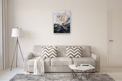 Original art for sale at UGallery.com | She Followed Where the Light Made Her Stronger by Kristina Ingvarsson | $1,700 | oil painting | 32' h x 24' w | thumbnail 5