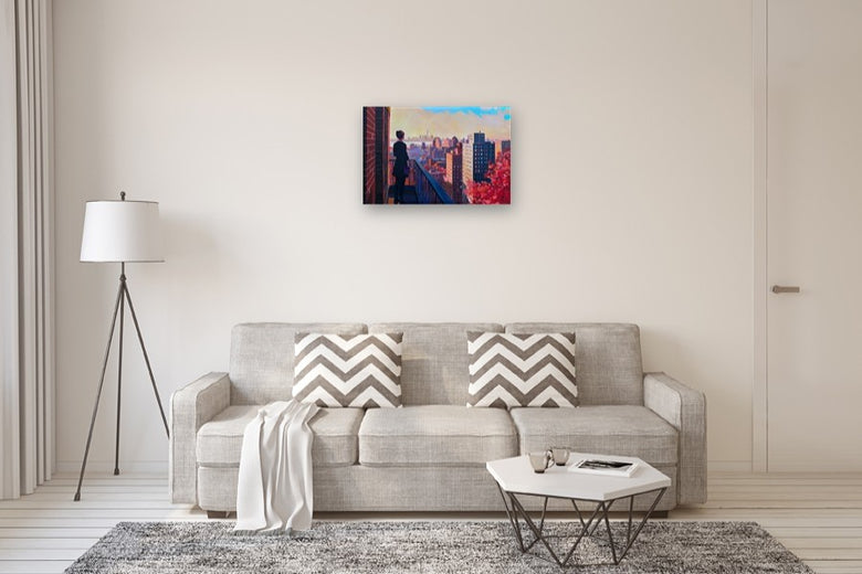 Manhattan by Keith Thomson |  In Room View of Artwork 