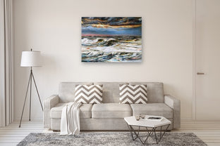 Dancing Sea by Tiffany Blaise |  In Room View of Artwork 