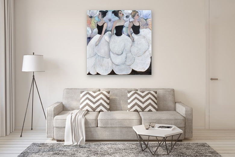 Shared Silence by Mary Pratt |  In Room View of Artwork 