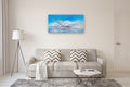 Original art for sale at UGallery.com | Horizon Beach Clouds II by Nancy Hughes Miller | $2,800 | oil painting | 24' h x 48' w | thumbnail 5