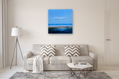 Original art for sale at UGallery.com | Daydream Moments by George Peebles | $2,050 | oil painting | 36' h x 36' w | thumbnail 5