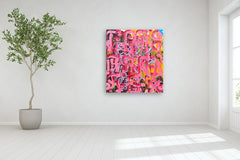 Original art for sale at UGallery.com | Syntax of Emotion by Rodion Gilmitdinov | $4,000 | mixed media artwork | 53' h x 48' w | thumbnail 5