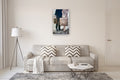 Original art for sale at UGallery.com | Pack Your Bags, Darling by Nava Lundy | $1,900 | acrylic painting | 36' h x 24' w | thumbnail 5