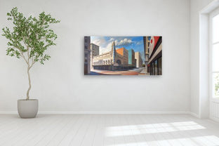 Tower, Rialto, Orpheum, Moon by Jesse Aldana |  In Room View of Artwork 