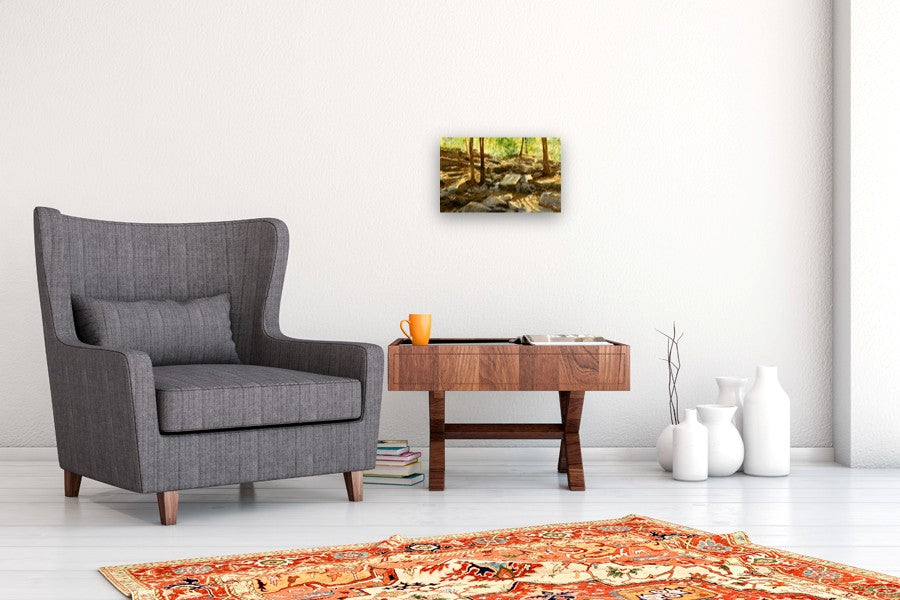 The Rise Looking West by Onelio Marrero |  In Room View of Artwork 