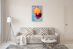 Original art for sale at UGallery.com | March Rain in Paris by Warren Keating | $3,400 | oil painting | 36' h x 24' w | thumbnail 5