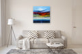 Original art for sale at UGallery.com | Fantastic Sunset by George Peebles | $2,000 | oil painting | 36' h x 36' w | thumbnail 5