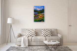 New Day by Sri Rao |  In Room View of Artwork 