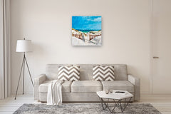 Original art for sale at UGallery.com | Come Away with Me by Nava Lundy | $2,100 | acrylic painting | 30' h x 30' w | thumbnail 5