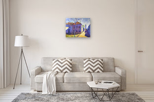 A Street in the Old City by Robert Hofherr |  In Room View of Artwork 