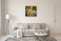Original art for sale at UGallery.com | Fallen Oak and Maple Leaves by Onelio Marrero | $2,050 | oil painting | 30' h x 32' w | thumbnail 5