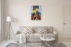 Original art for sale at UGallery.com | Saddled by Duane Brown | $3,650 | oil painting | 36' h x 24' w | thumbnail 5