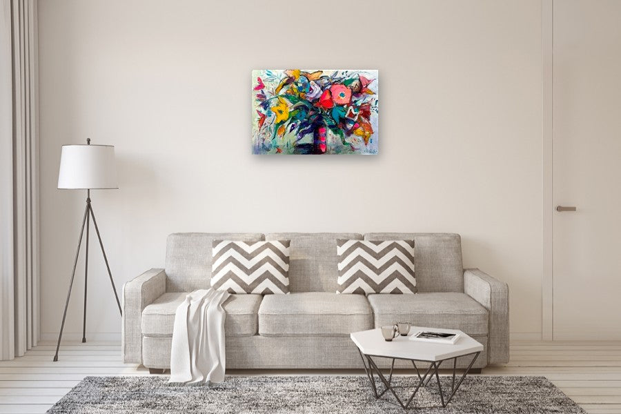 Gorgeous Swirl by Allen Wittert |  In Room View of Artwork 