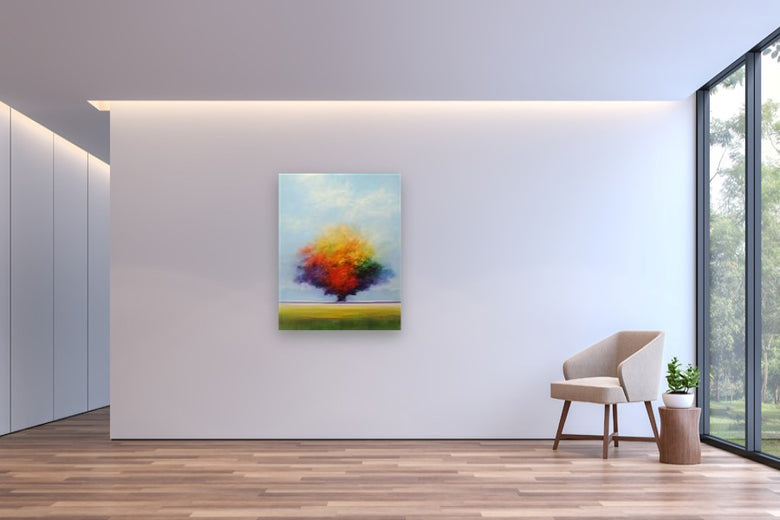 Awesome Tree by George Peebles |  In Room View of Artwork 