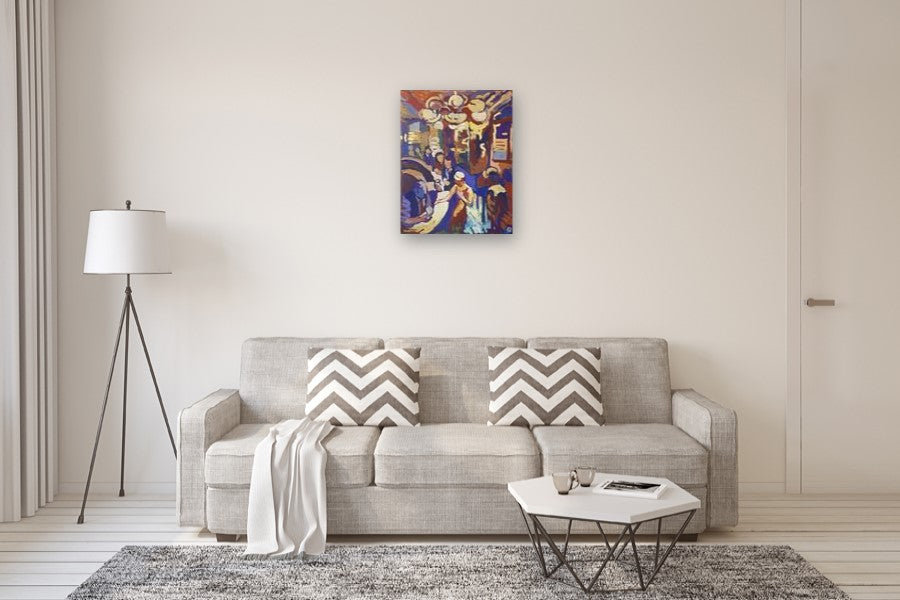 Drinks by Robert Hofherr |  In Room View of Artwork 