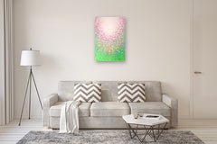 Original art for sale at UGallery.com | Lilac and Green by Natasha Tayles | $1,000 | acrylic painting | 36' h x 24' w | thumbnail 5