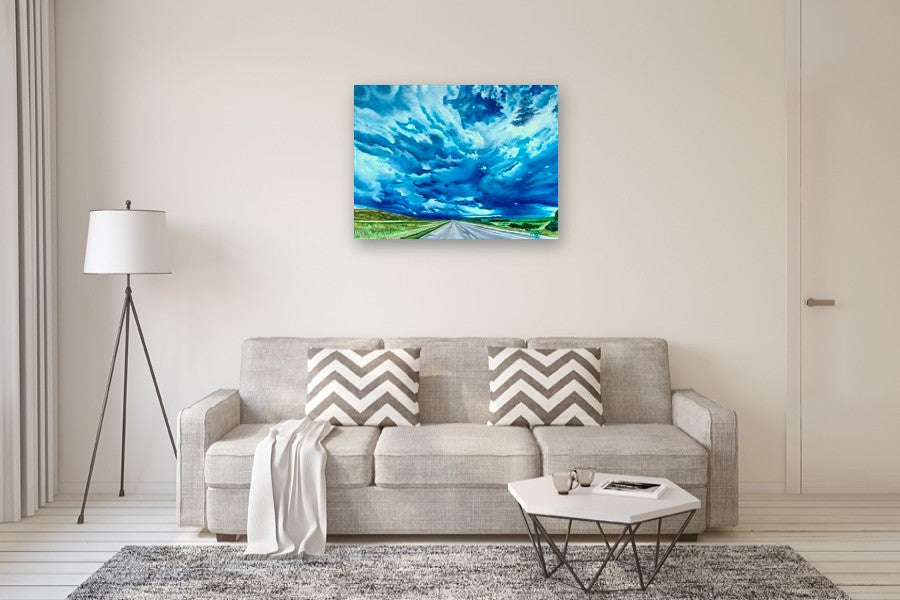 Spinning by Renee Noel |  In Room View of Artwork 