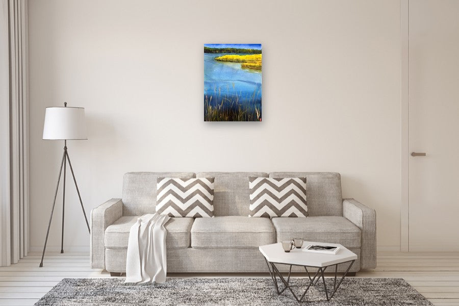 Marsh by James Nyika |  In Room View of Artwork 