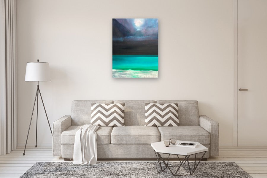 Under the Moon by Francesca Currie |  In Room View of Artwork 